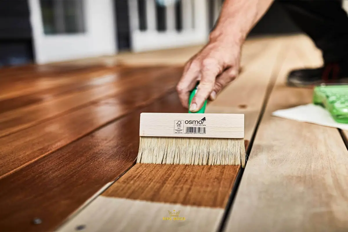 جلوگیری از سفیدک زدن رنگ چوب