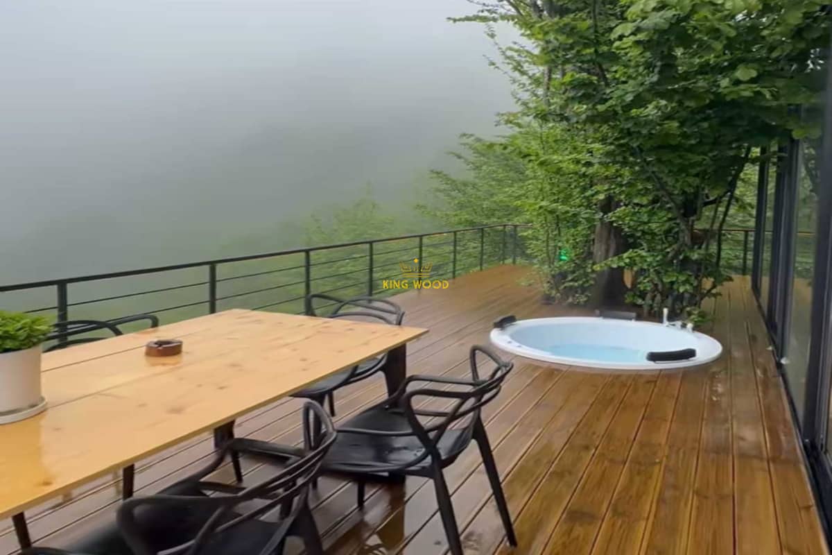 کفپوش چوبی یا ترموود کف