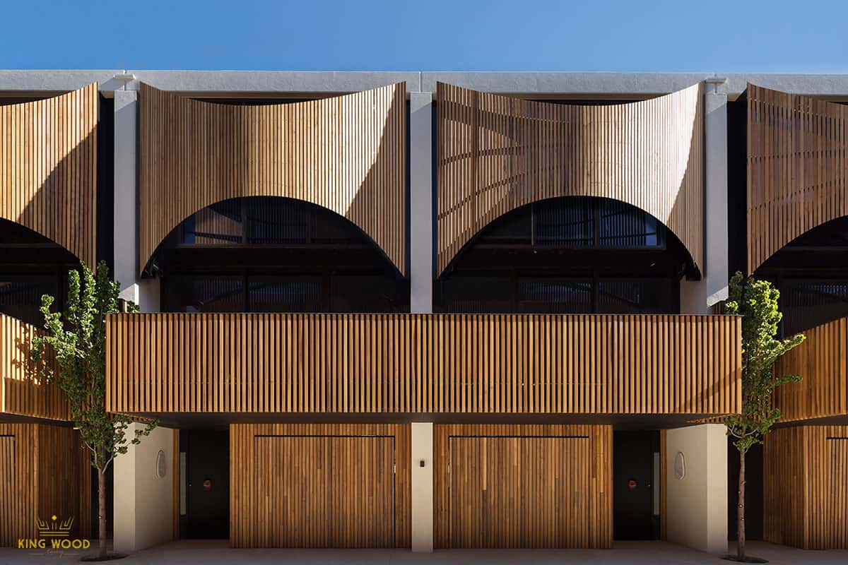 انواع چوب نمای ساختمان