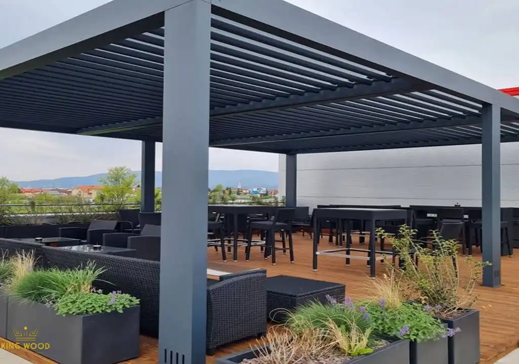 انواع پرگولا از نظر متریال